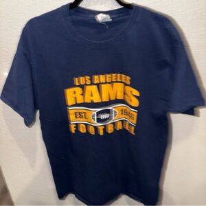 Fruit of the Loom Navy Blue Los Angeles Rams‎ Tee